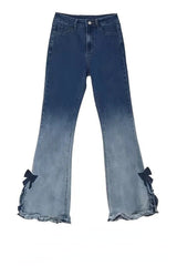 Sweet Bow Flare Jeans