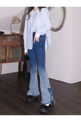 Sweet Bow Flare Jeans