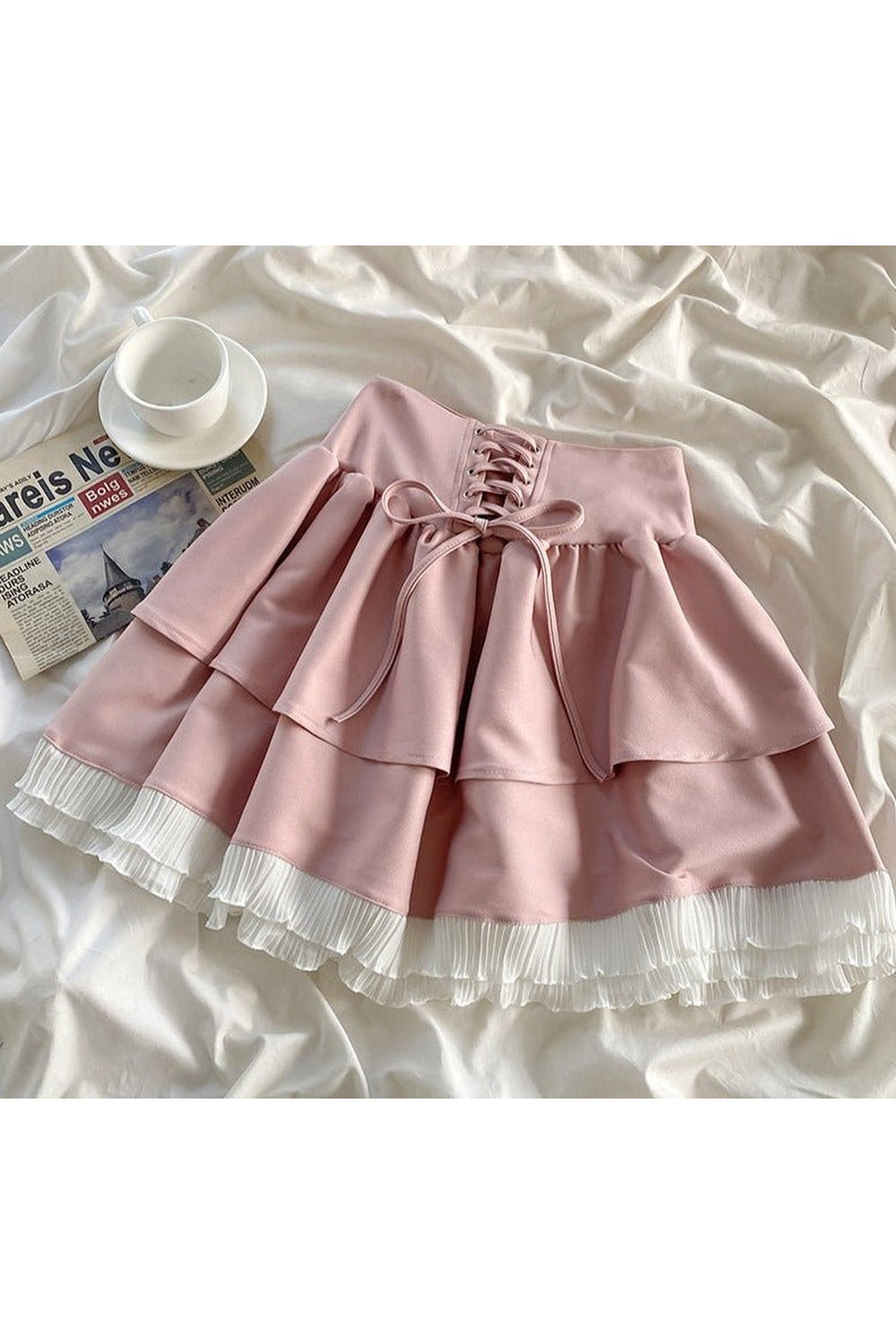 Sweet Elegant Skirt & Blouse Set