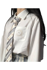 Chemisier brodé vintage doux