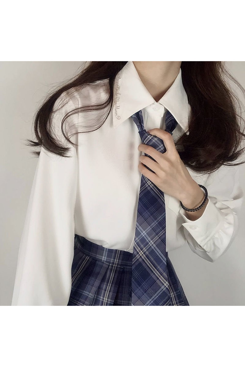 Chemisier brodé vintage doux