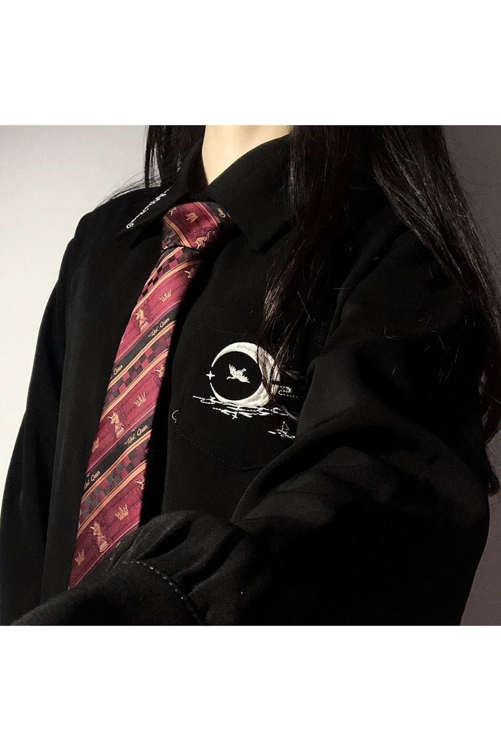 Chemisier brodé vintage doux