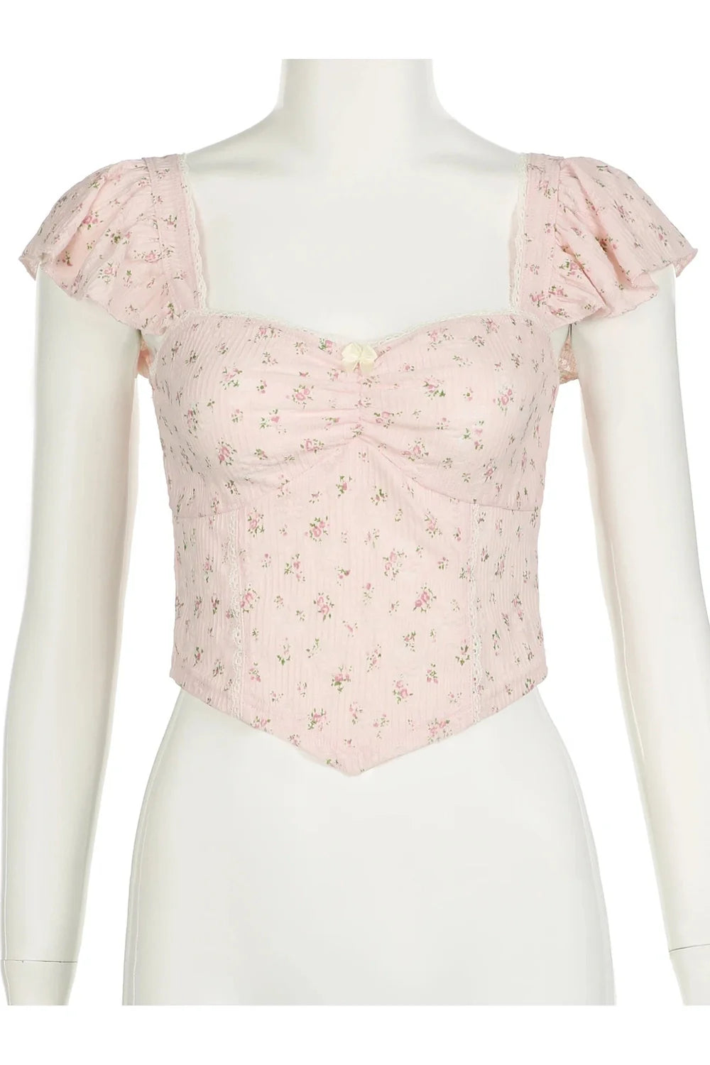 Sweetheart Floral Corset Top