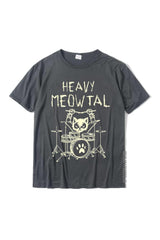 T-Shirt "HEAVY MEOWTAL"