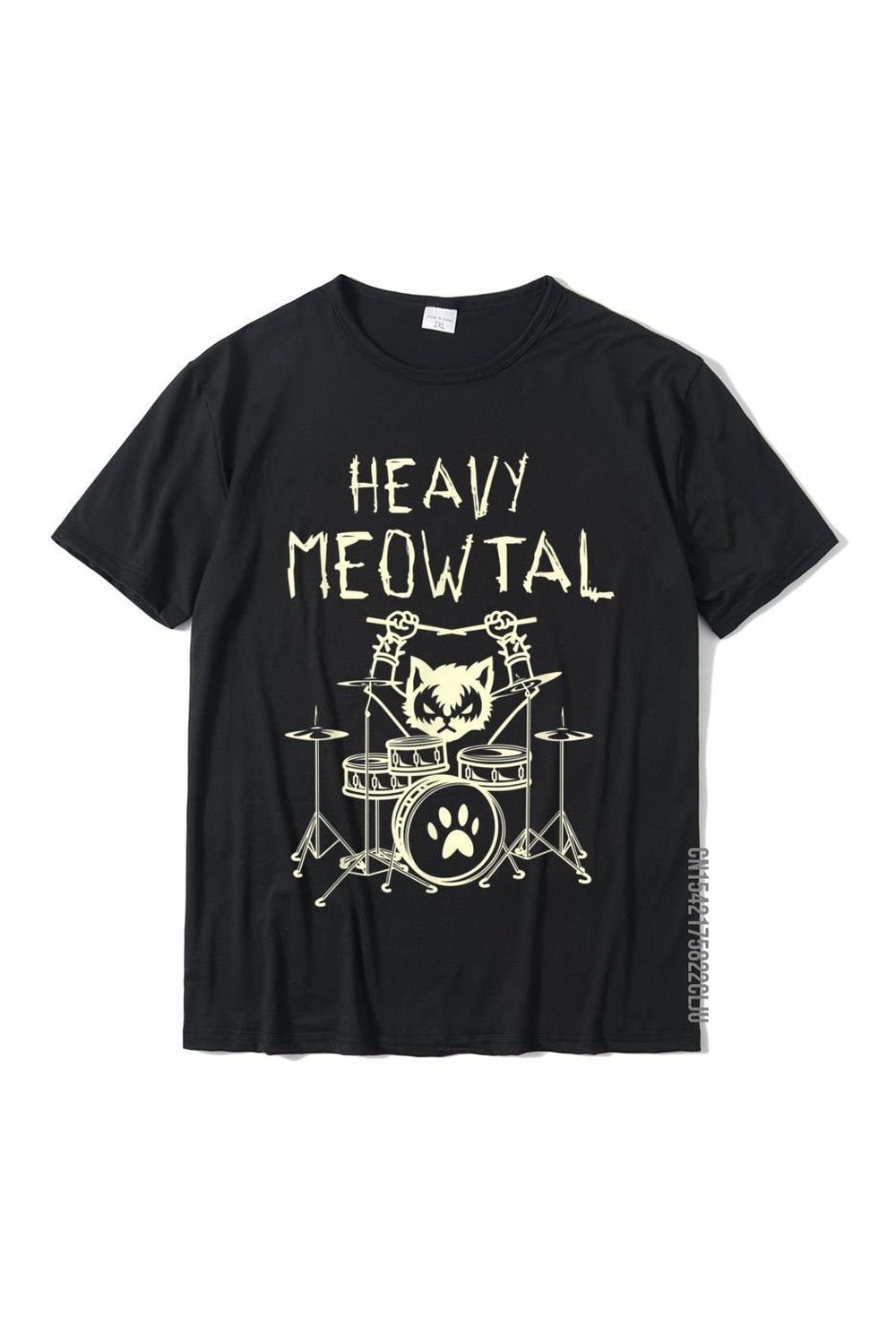 T-Shirt "HEAVY MEOWTAL"