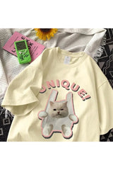 T-shirt with a cat "Unique"