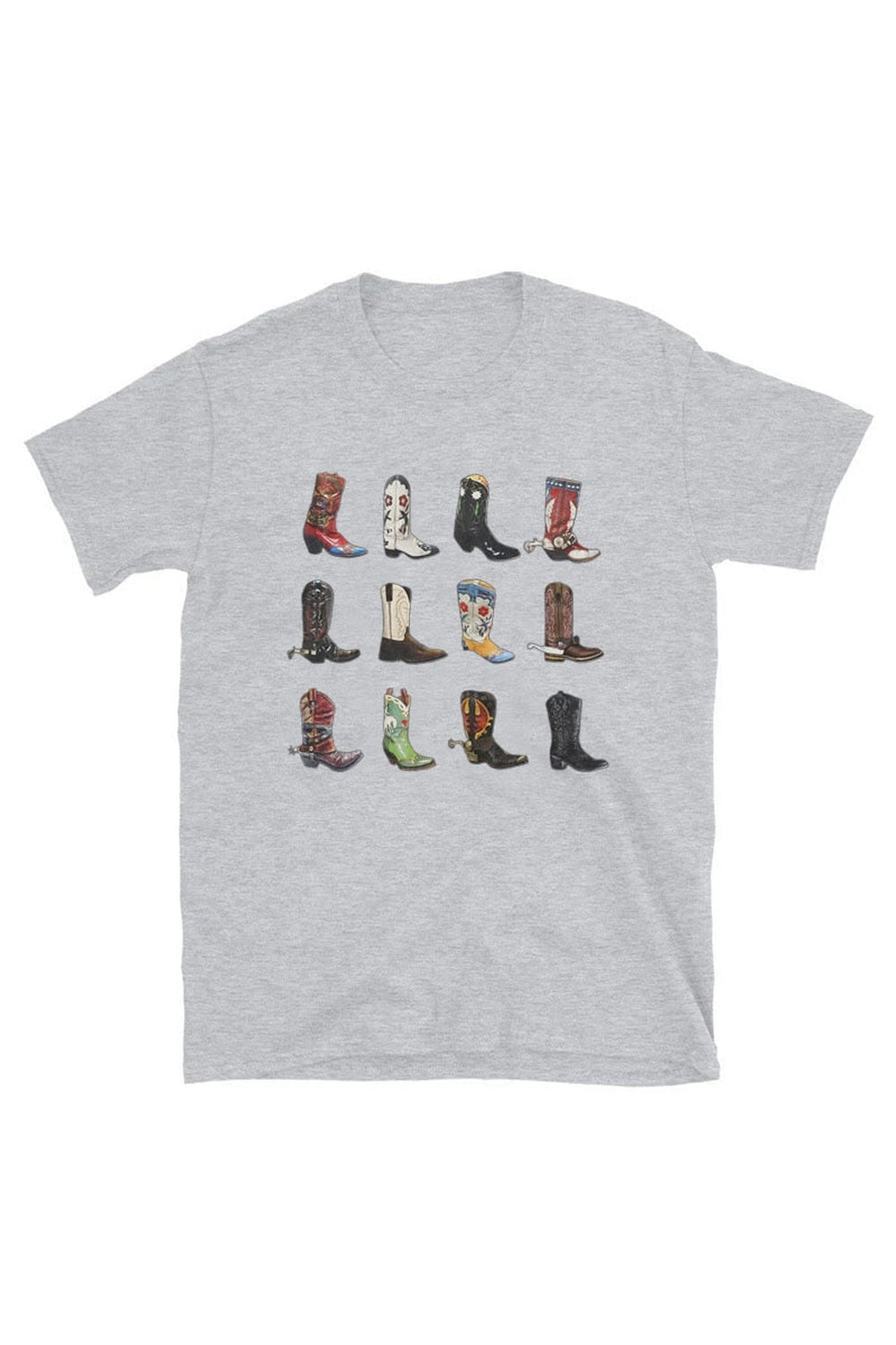 T-shirt with boots print