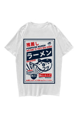 T-Shirt mit Kugelfisch-Print 