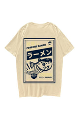 T-Shirt mit Kugelfisch-Print 