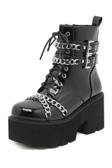 Alt-Gothic-Schuhe mit dicker Sohle