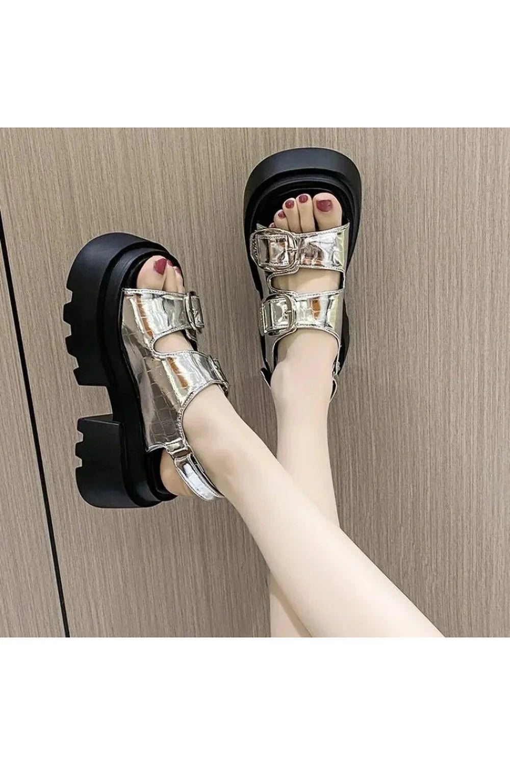 Thick Sole Punk Sandals