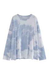 Tie-dye Style Long Sleeve T-shirt