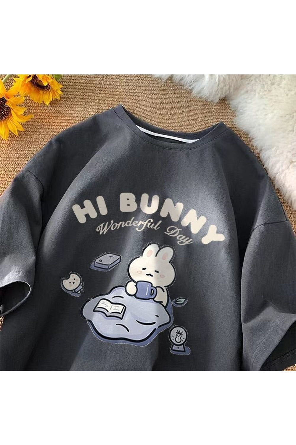 Trendy Aesthetic Cotton T-shirt