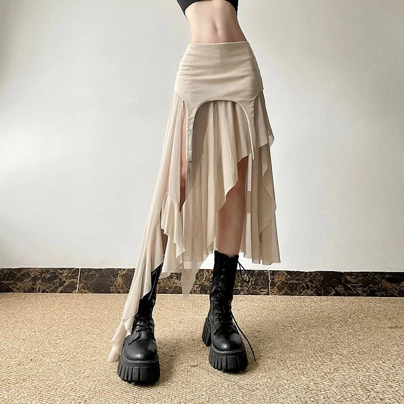 Twilight Shroud High-Low Skirt