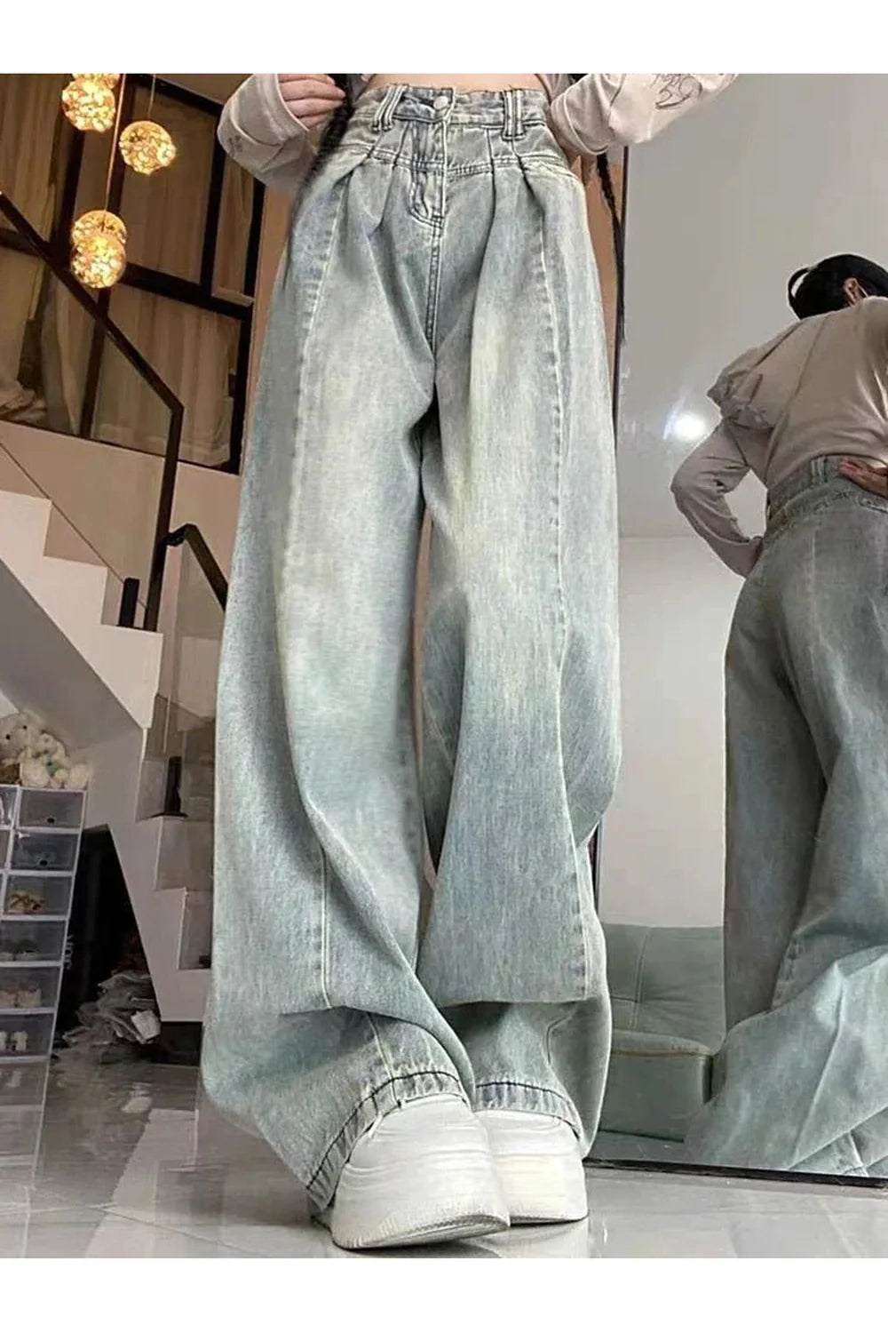 Fall Ultra Wide-Leg Baggy Jeans