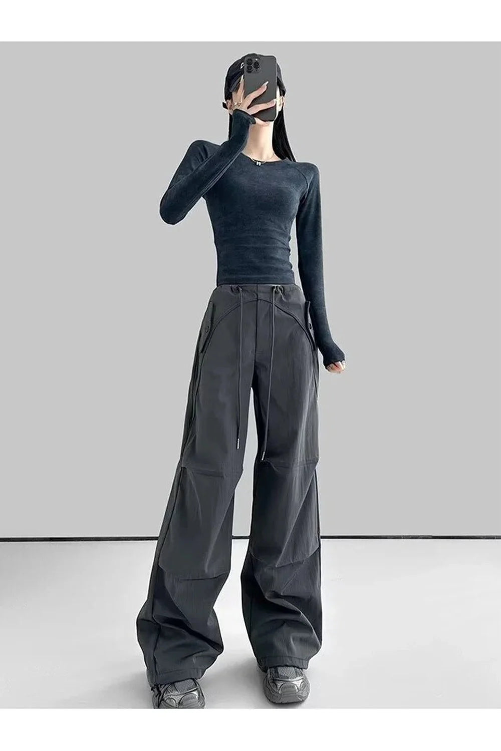 Urban Utility Cargohose mit weitem Bein