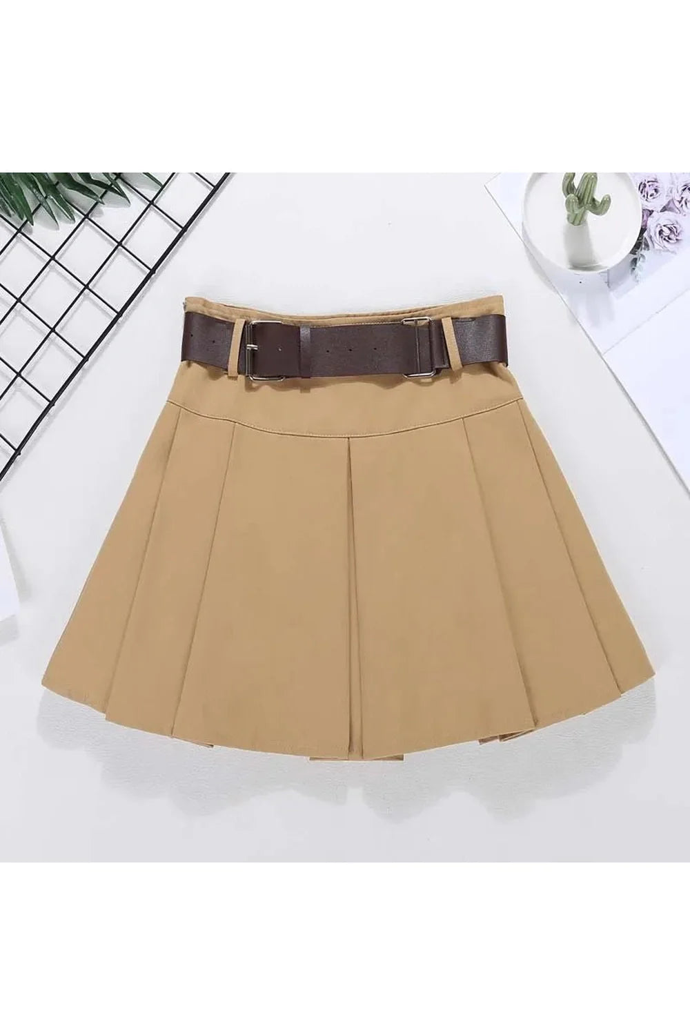 Utility Belted Mini Skirt