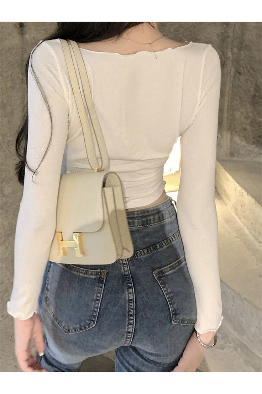 V-neck Coquette Sweet T-shirt