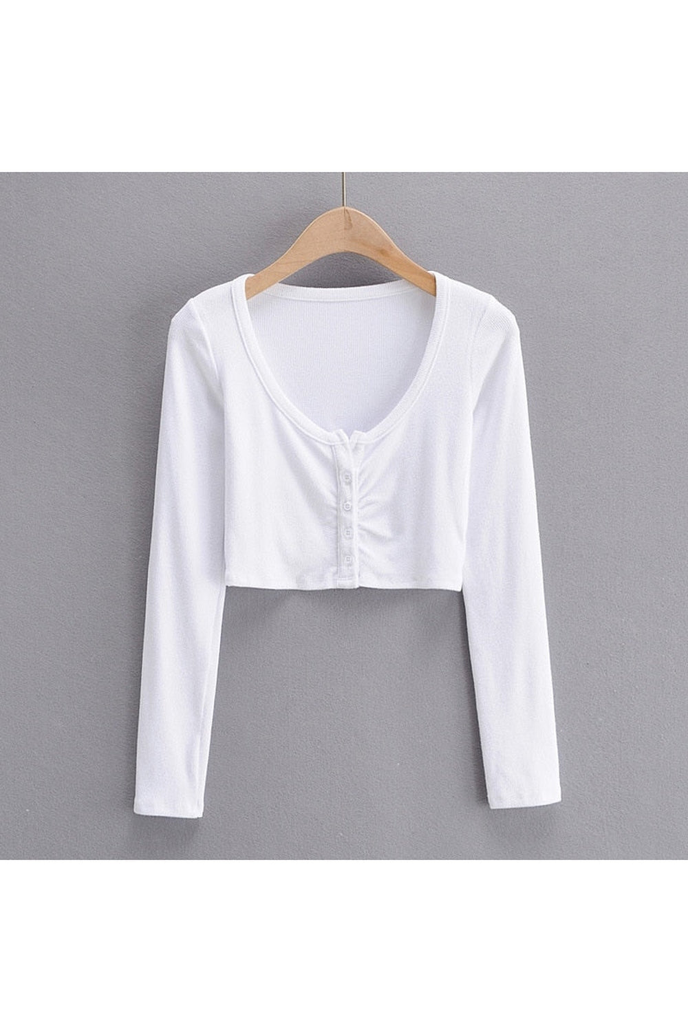 V-neck Long Sleeve Top