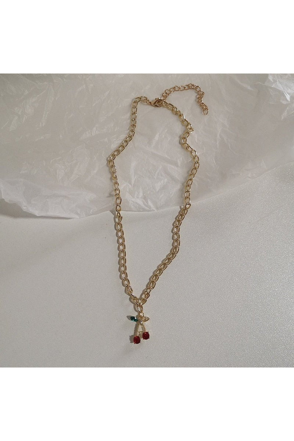 Collier vintage esthétique en forme de cœur