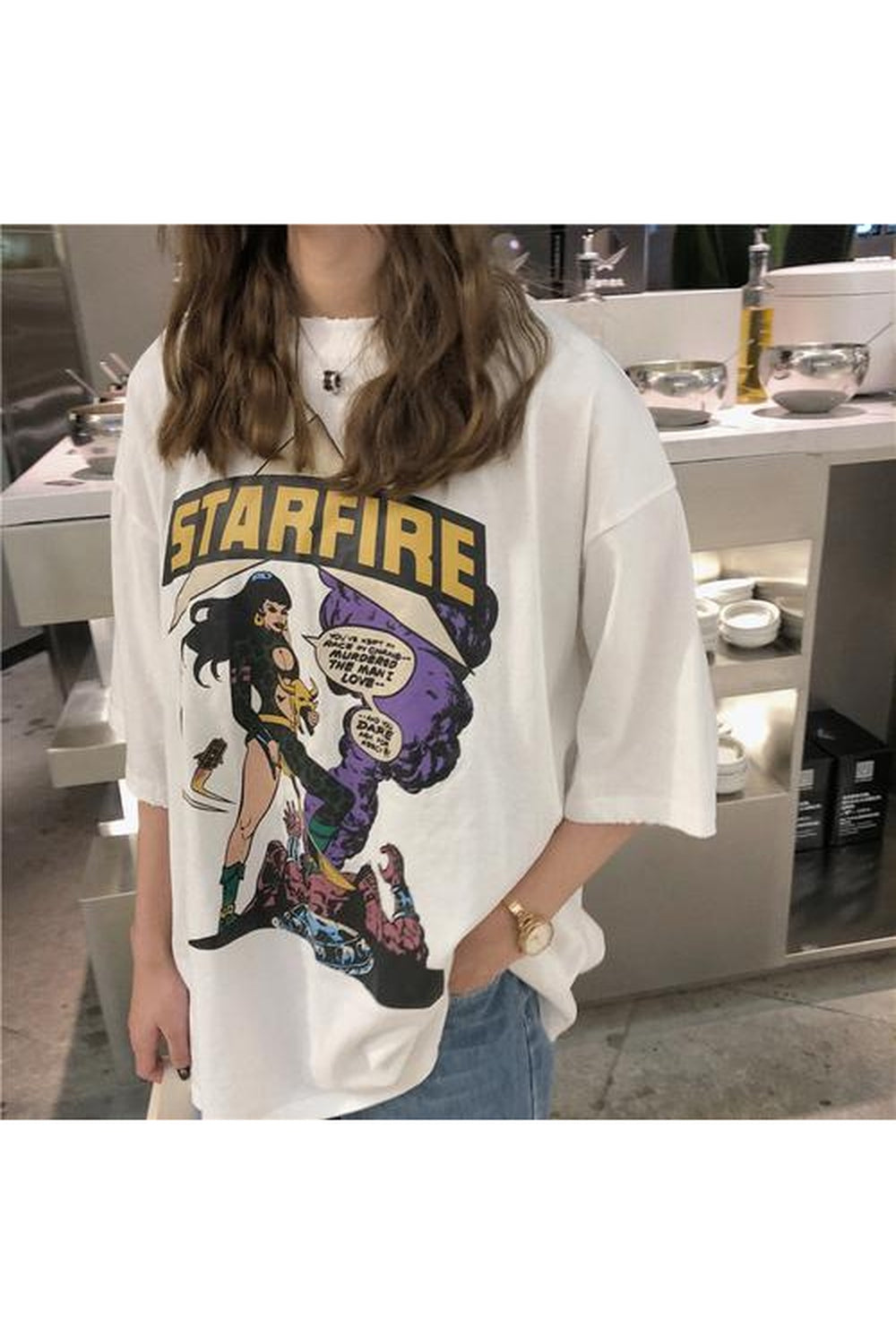 Vintage Aesthetic T-shirts "STARFIRE"