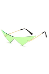 Vintage Aesthetic Triangle Style Sunglasses