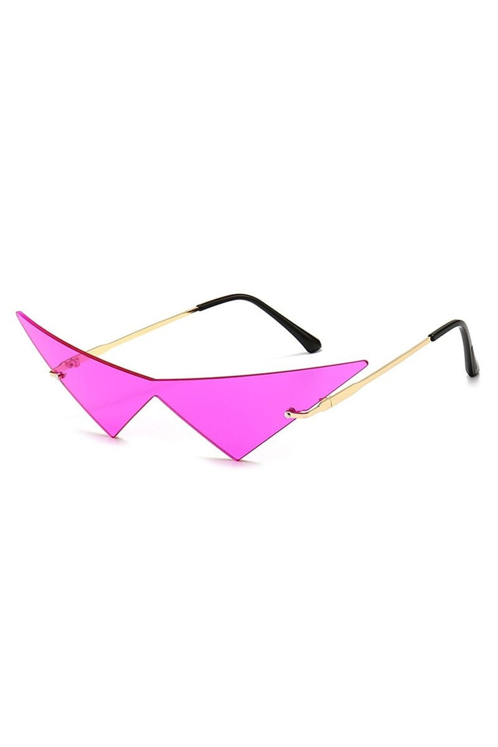 Vintage Aesthetic Triangle Style Sunglasses