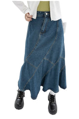 Vintage Blue  Denim Skirt