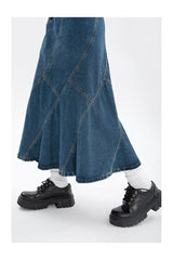 Vintage Blue  Denim Skirt