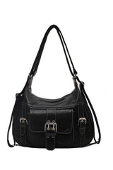 Vintage Buckled Satchel Bag