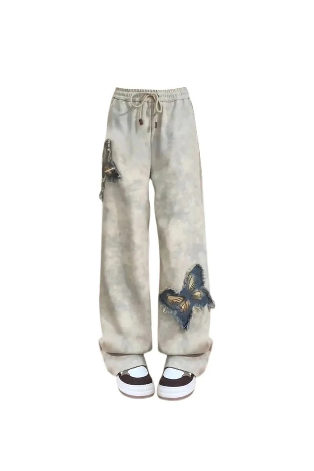 Vintage Butterfly Patch Joggers