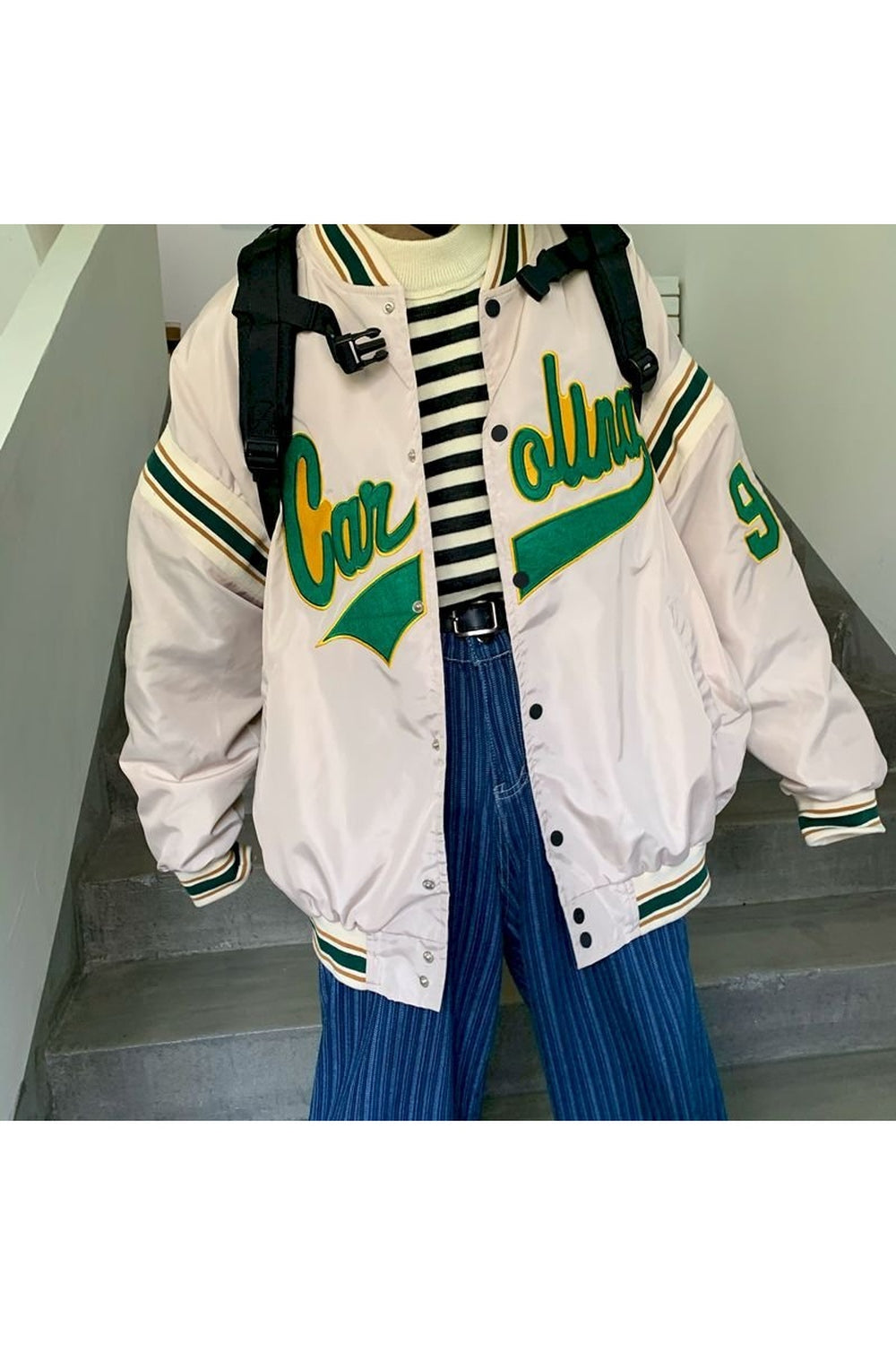 Fall Vintage College Style Jacket