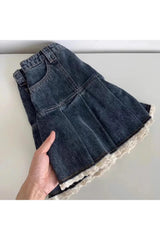 Vintage Denim Minirock