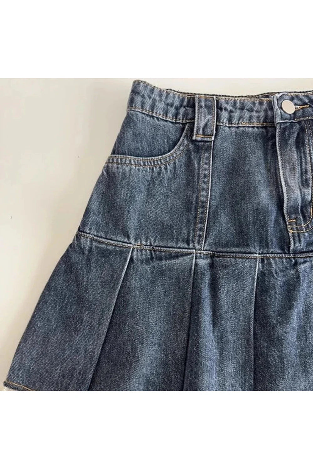 Vintage Denim Minirock