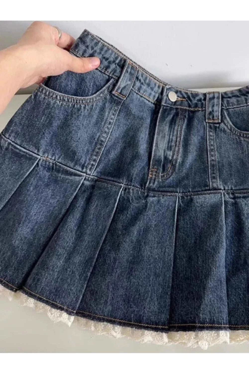 Vintage Denim Minirock