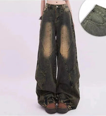 Vintage Fade Patchwork Jeans