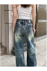 Vintage Fade Wide-Leg Jeans