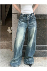 Vintage Fade Wide-Leg Jeans