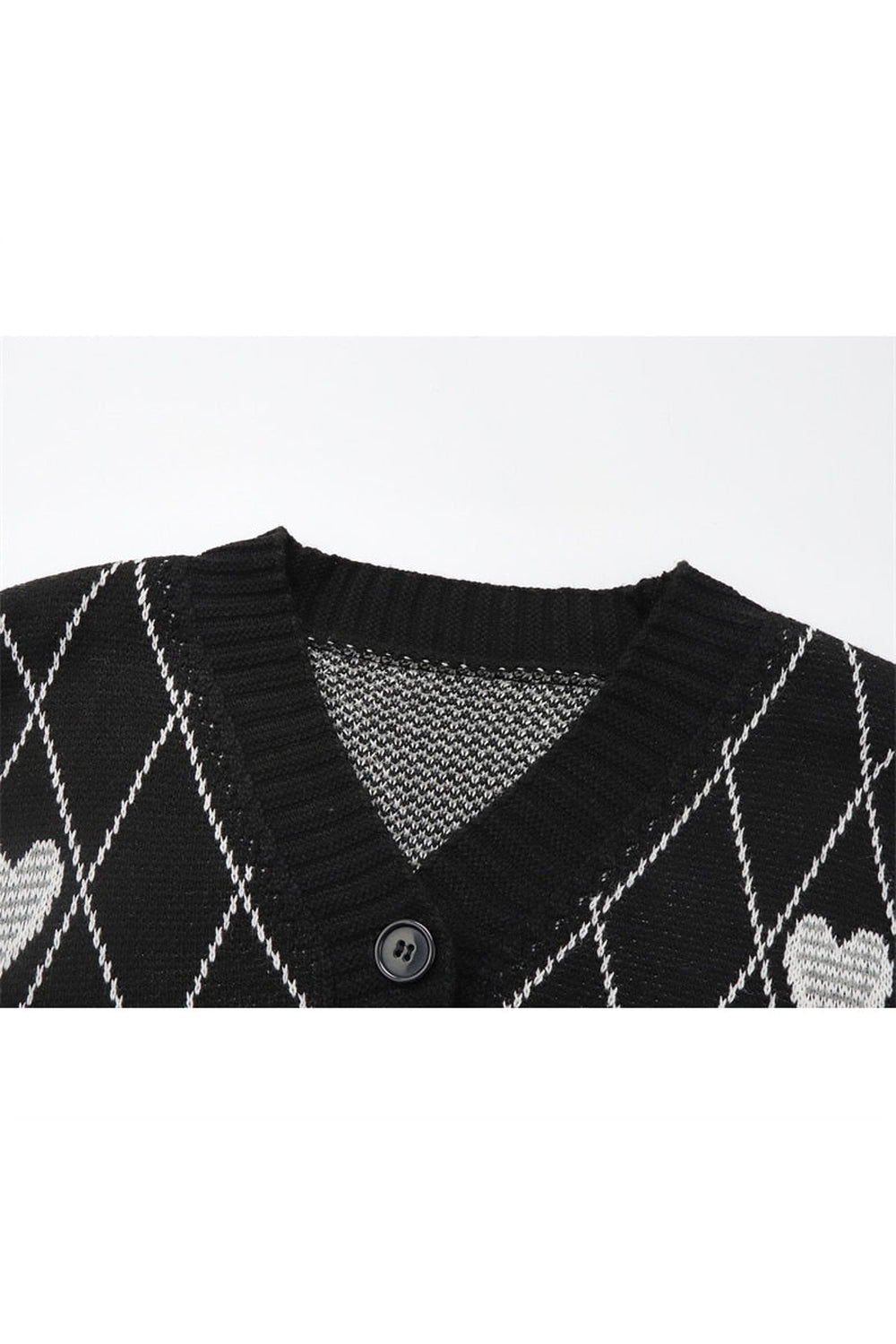 Fall Vintage Goth Style Knitted Sweater