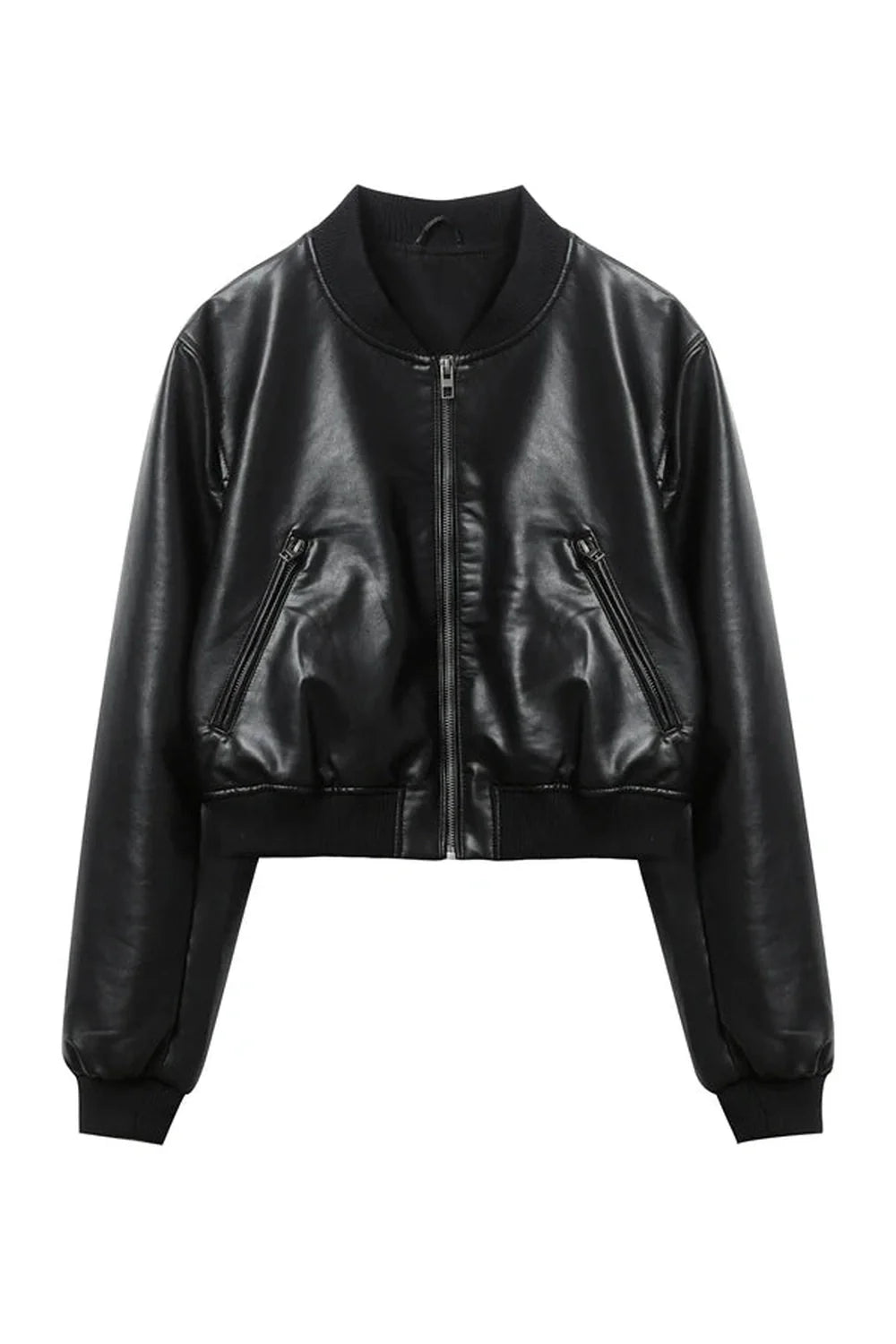 Fall Vintage Imitation Leather Jacket