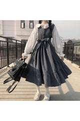 Vintage Kawaii Style Dark Dress