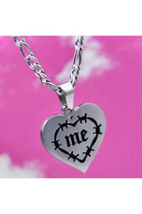 Collier vintage Love Flame
