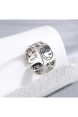 Vintage Poker Dice Smile Ring