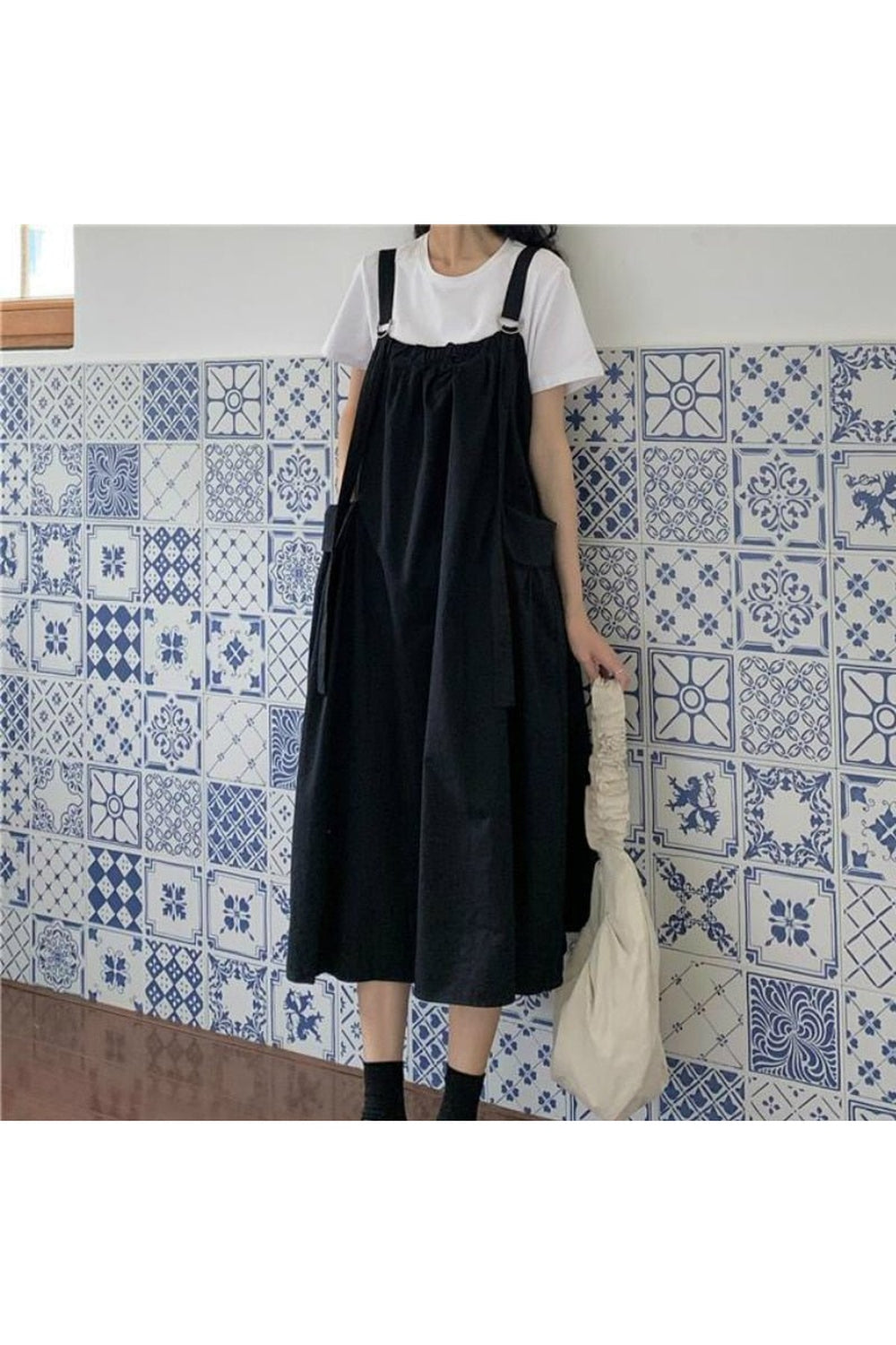 Vintage Sleeveless Long Dress