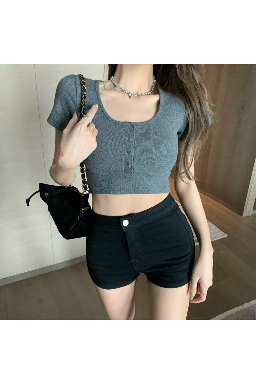 T-shirt court uni vintage