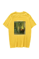 Vintage T-Shirt mit kreativem Print 
