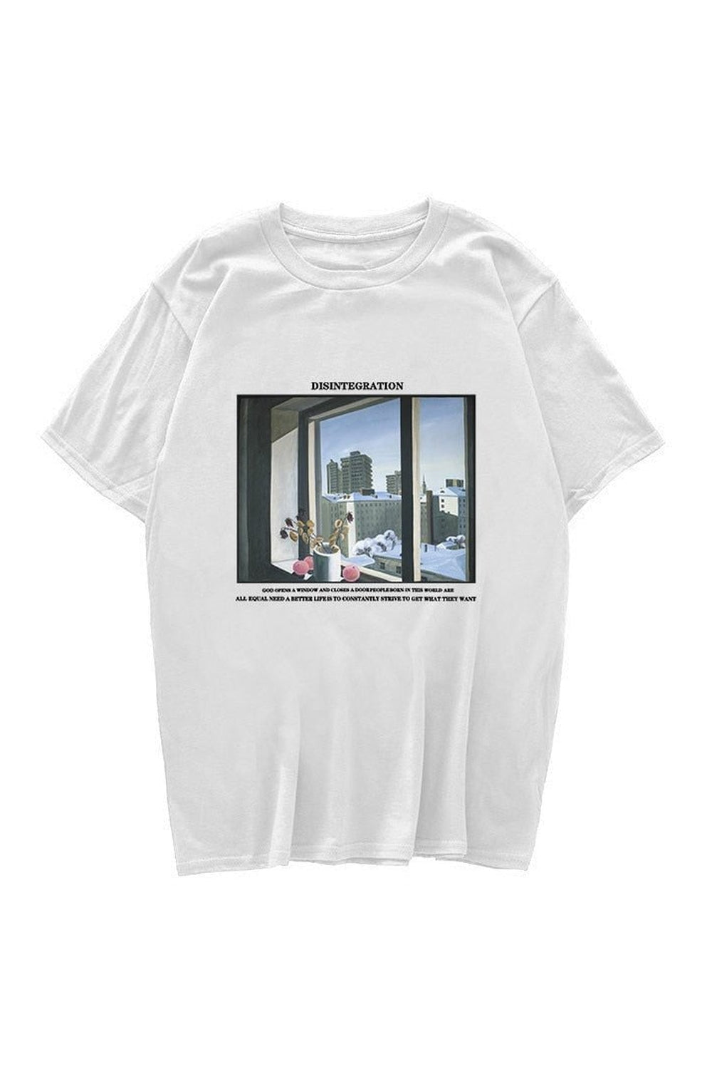 Vintage T-shirt with window print
