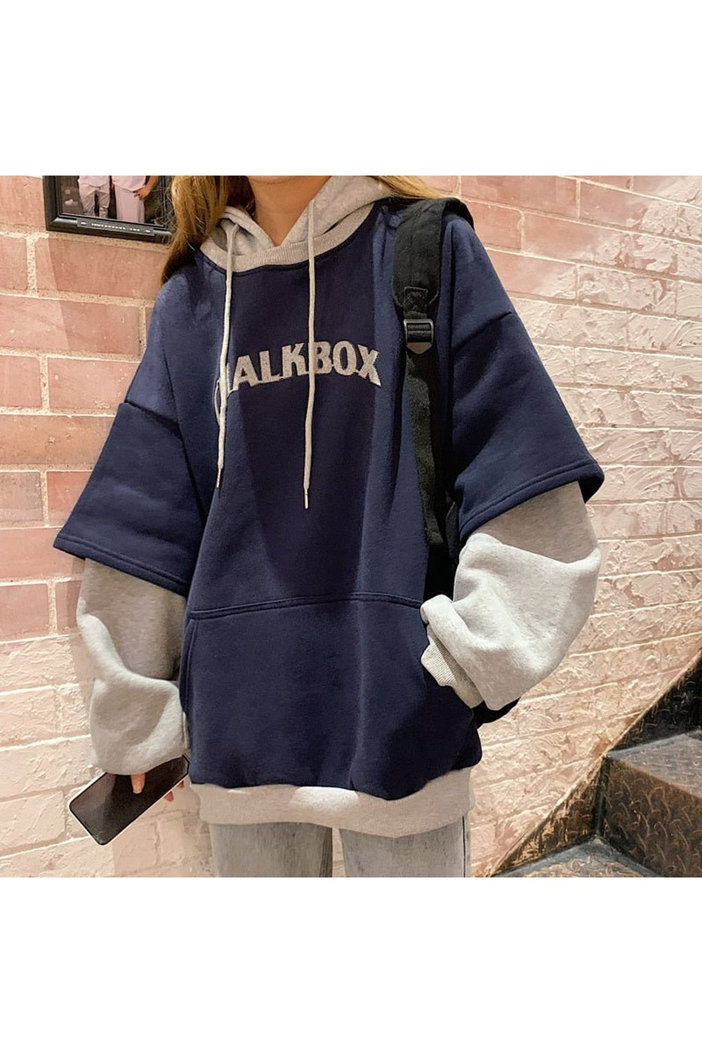 Fall Vintage Warm Collage Hoodie