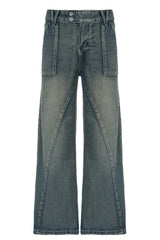 Fall Vintage Washed Baggy Jeans