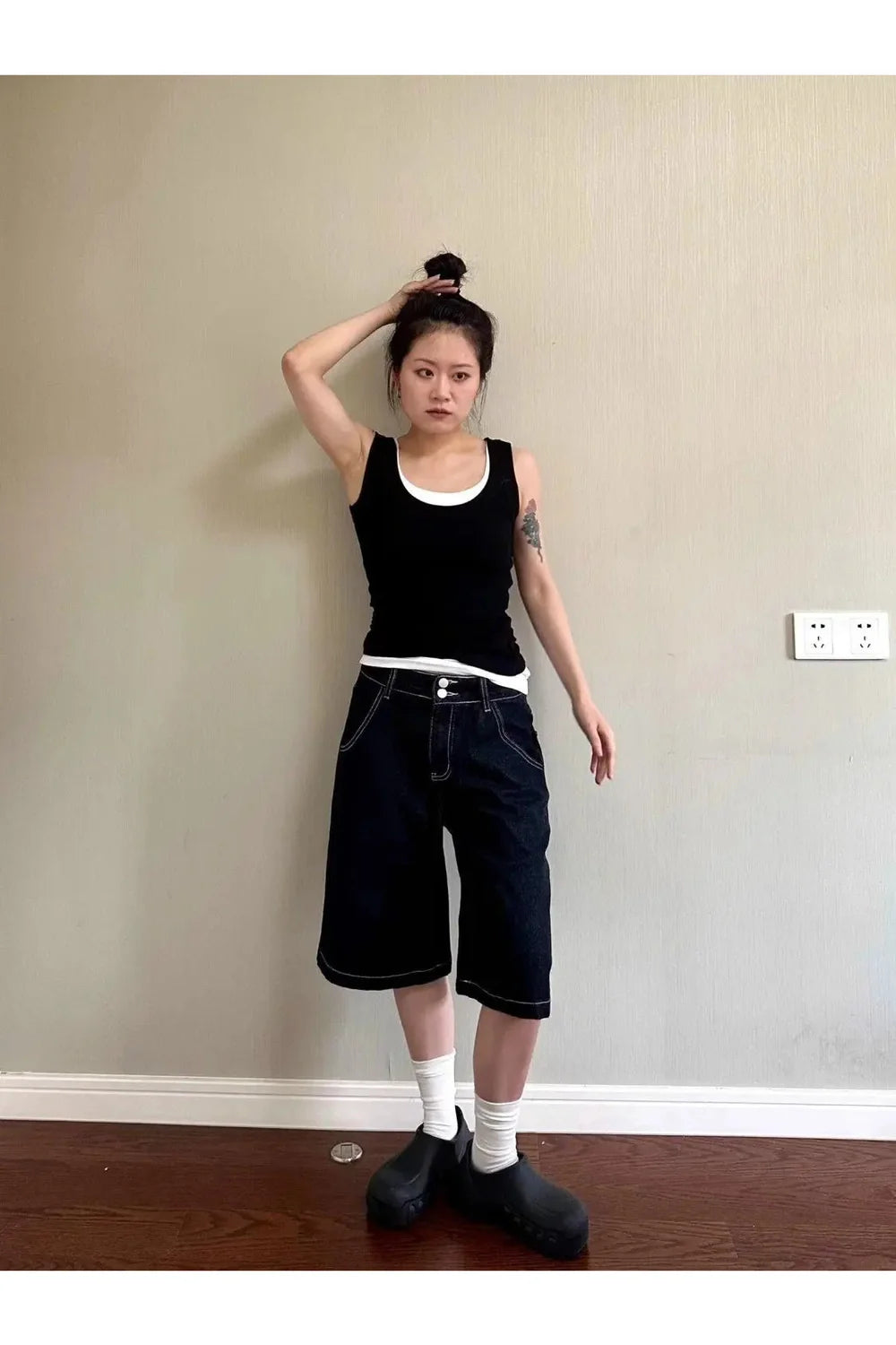 Vintage Wide Leg Shorts